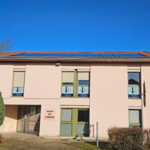panneaux photovoltaïques Vertex toiture bâtiment public Ain