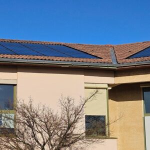 installation solaire 30 kw bâtiment administratif Péronnas